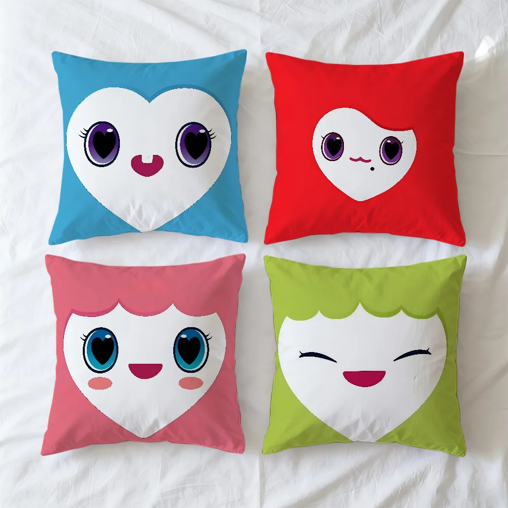BAND T-TWICES-ES Cushion Cover Square Decorative Throw Pillow Case Sofa Bed Living Room Anniversary Gifts