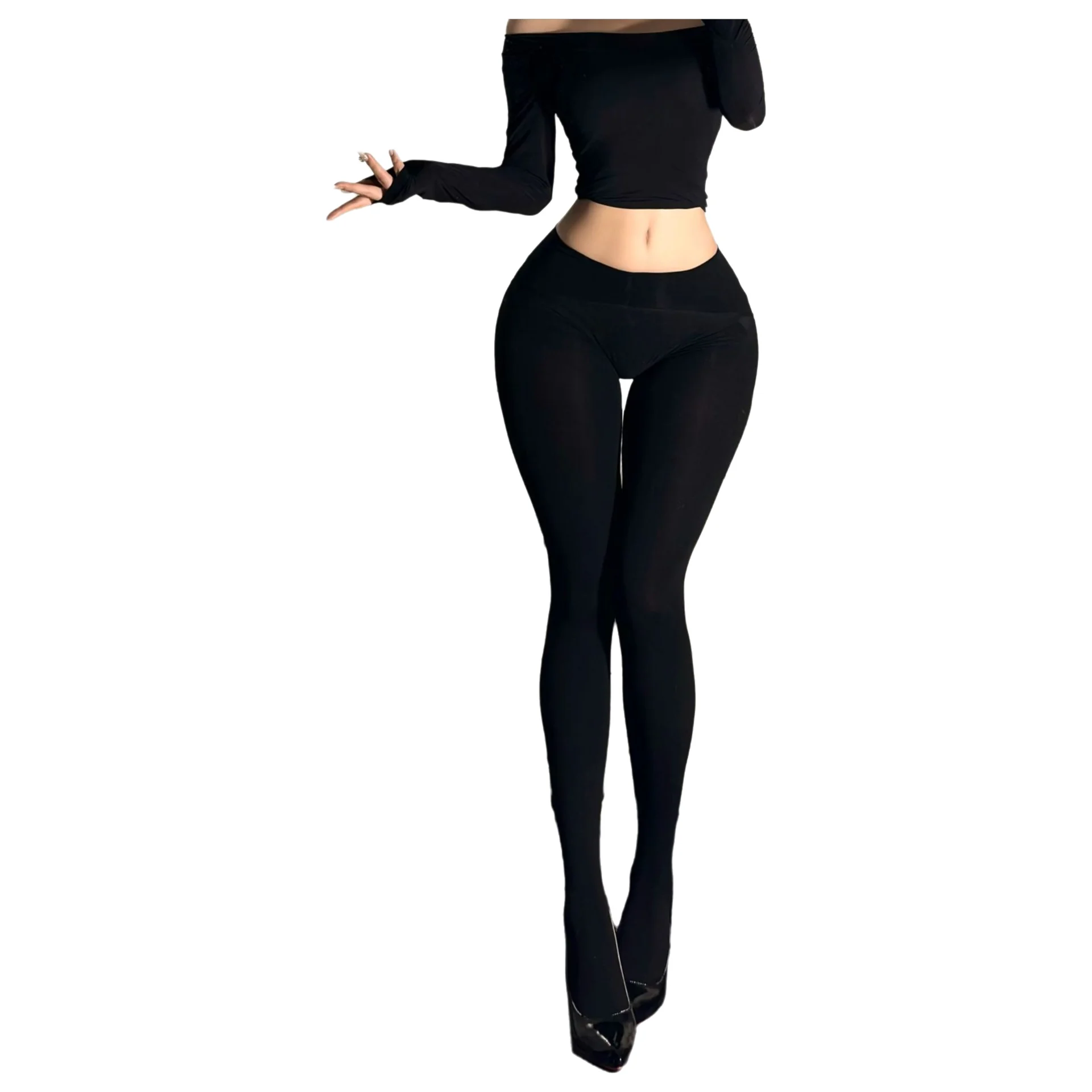 

Velvet Ancora Red Matte High Waist Seamless Pantyhose Crotch Pantyhose Sexy Pantyhose For Woman Charming Pure Desire Casaul 7XTM