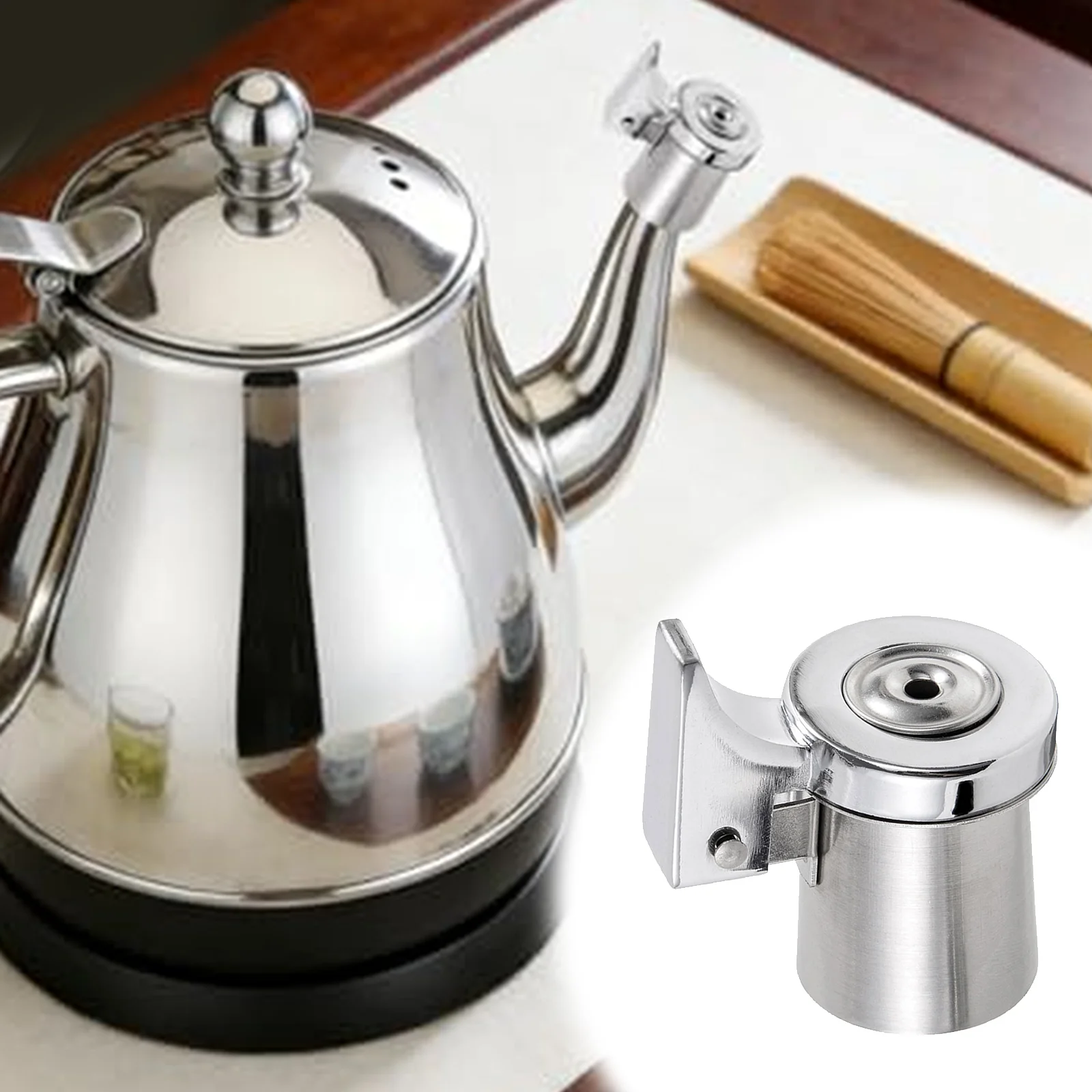 Boquilla para hervidor de agua de acero inoxidable con silbato fuerte, adecuada para diámetro de 26-30 mm, se adapta a la mayoría de las estufas/accesorios para hervidores eléctricos