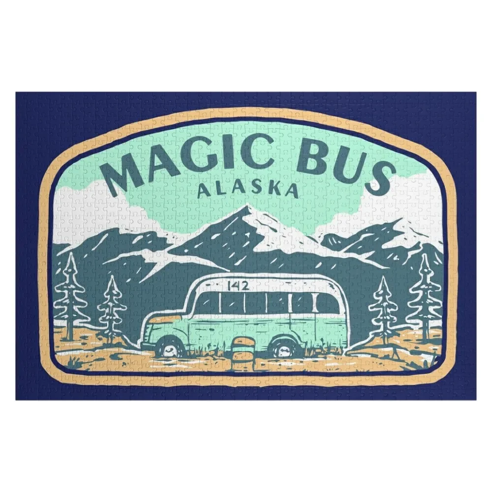 

Магический автобус Аляска головоломка индивидуальная картина деревянное имя деревянные взрослые рождественские игрушки головоломка