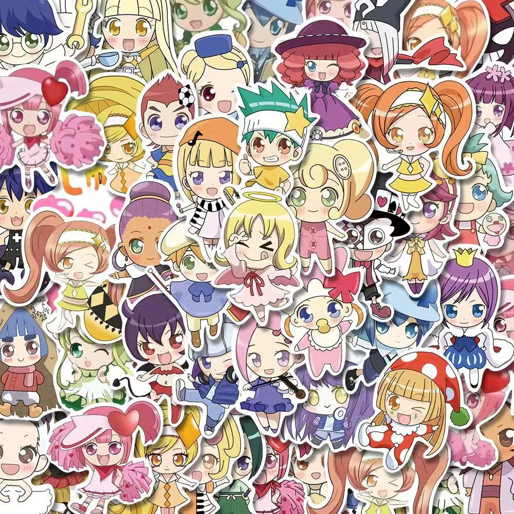 10/30/54pcs Shugo Chara Anime Stickers Girls Suu Dia Ran Cartoon Sticker Scrapbooking Laptop Luggage Kawaii Decoration Decals