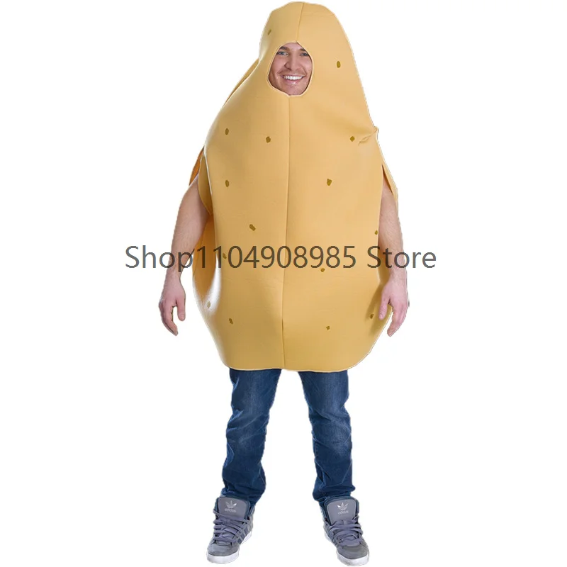 

Adult Funny Party Performance Costume New Potato Role-playing Props Cos Potato Character Stage Costume
