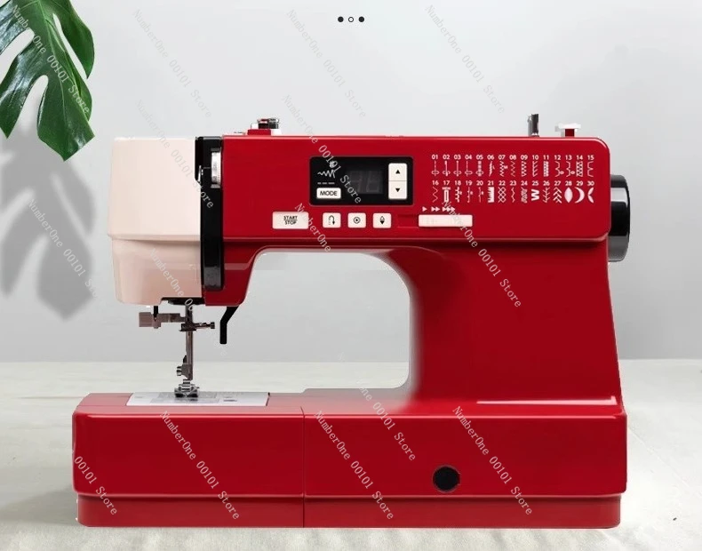 ماكينة خياطة TM30/1030 إلكترونية أوتوماتيكية بالكامل منزلية متعددة الوظائف قفل حافة سطح المكتب