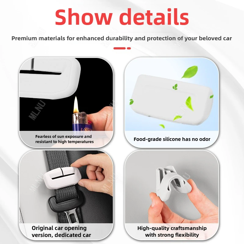 Seat Belt Protector For CHANGAN CS35/CS55/CS75/Eado PLUS/CS75 Pro Accessories 2026/2025 Silicone Noise Reduction 2022-2024