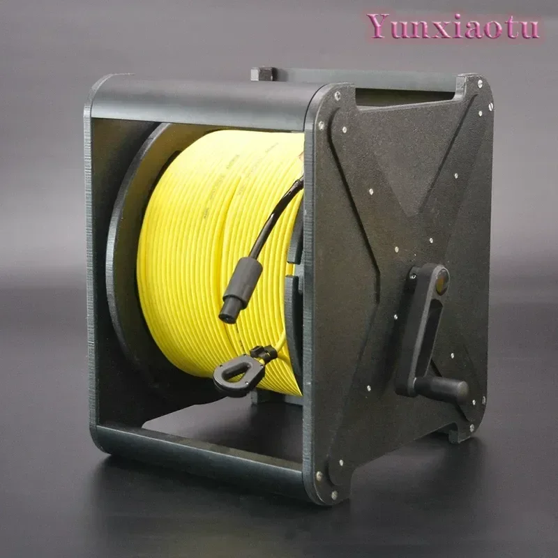 Underwater Robot Ground Base Station, Waterproof Cable Reel with Conductive Slip Ring