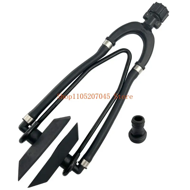 37cd Universal Marine Inboard Outboard Engine Flushing Kit Double Water Feed Boat Motor Flusher 5/8In Garden Hose Connection