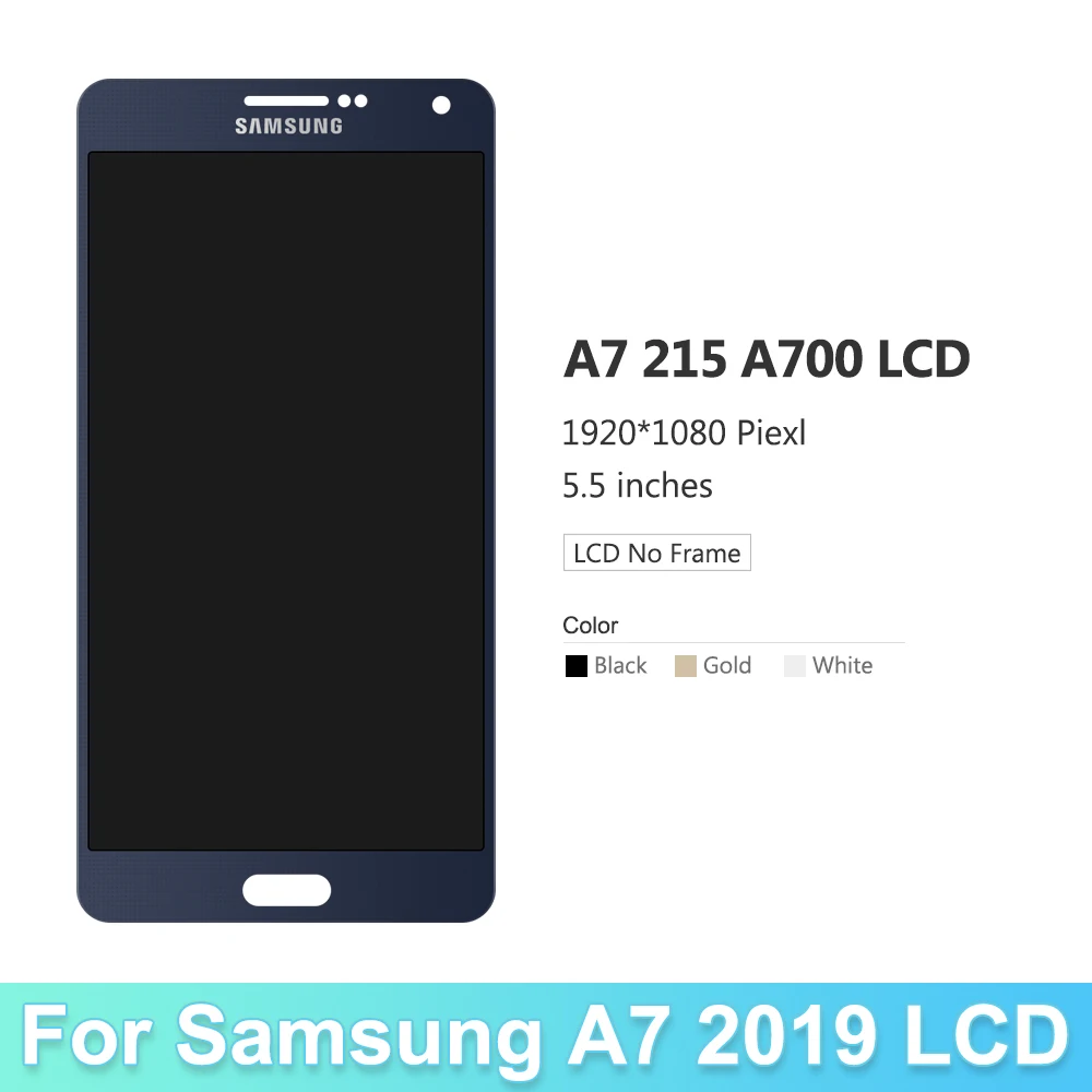 For Samsung Galaxy A7 2019 A700 Display Touch Screen Digitizer Assembly Replacement For Samsung A700F A700FD A7000