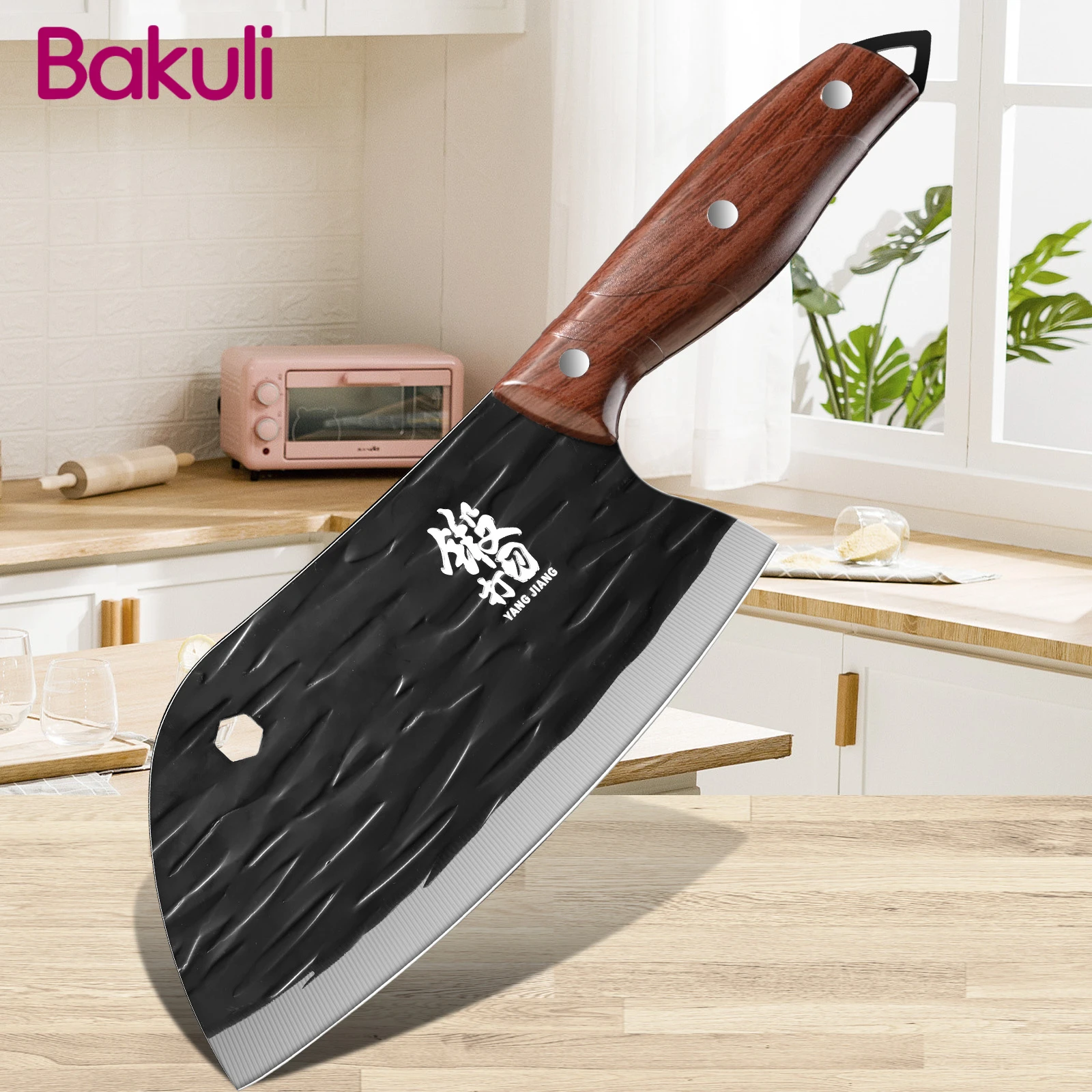 Professional chef's knife Forged stainless steel women's kitchen knife Domestic meat cutting knife Utility knife