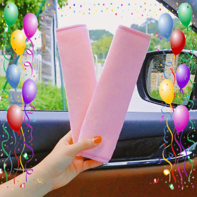 

2pcs Seat Belt Covers Car Accessories Accesorios Coche Car Shoulder Pad Seat Belt For Adults Youth Kids Accessories Interior