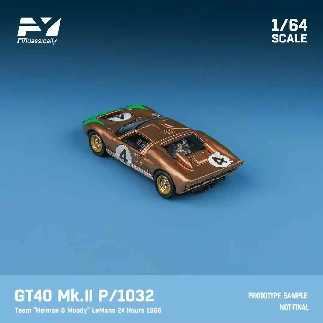 Findclassically  1·64   GT40 Mk.II P1032 Brown Diecast Model Car