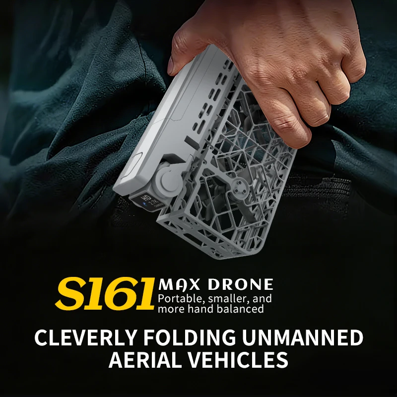 S161 MAX Drone WIFI FPV ESC 2.7K Camera Gesture Photo TOF Positioning Stabilization Smart Follow APP Control Quadcopter - view 6