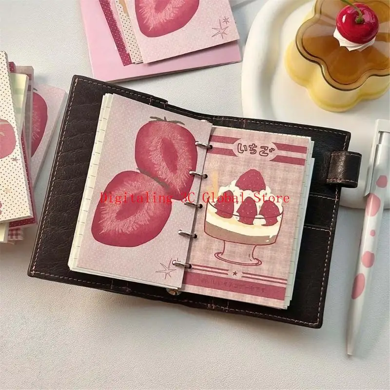 Корейские стили Sticky Note Strawberry Memo Pad Pab