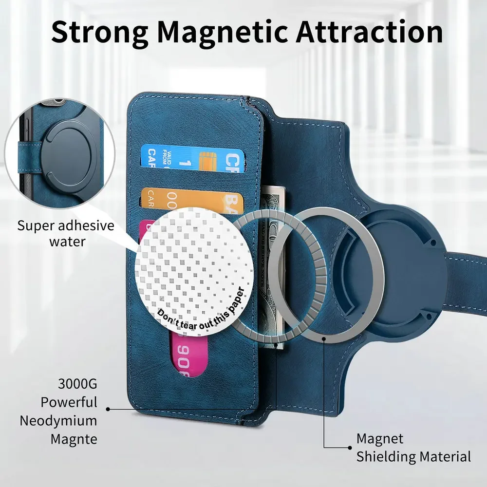 Luxury Case 2In1 Leather Capa for Motorola Signature Moto Edge 70 Fusion 5G Flip Cover Book Funda Edge 50 Neo 60 Pro G86 Power