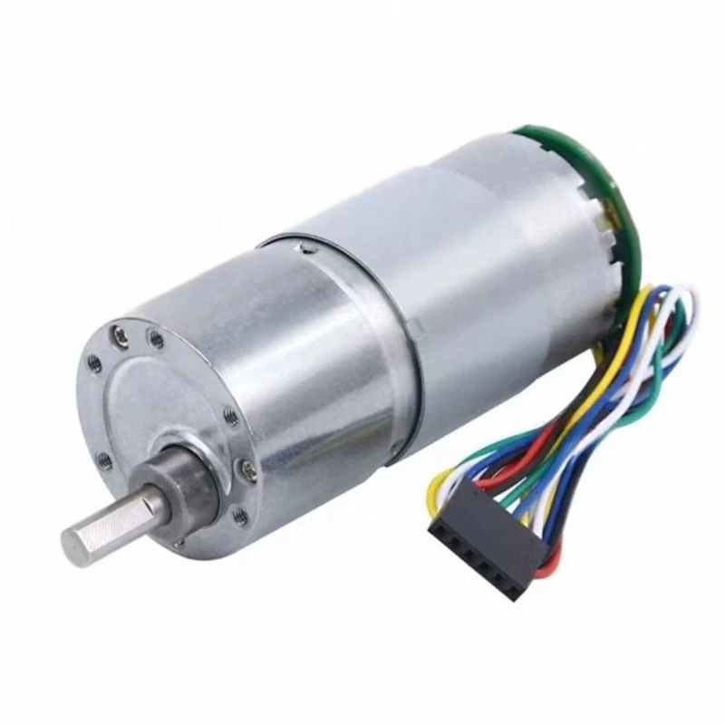 JGB37-545B Miniature DC Speed Reduction Motor with 12V Speed Control, High Torque, Low Speed