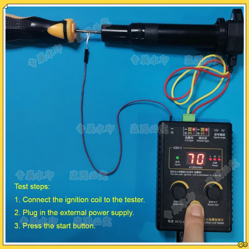 AM-IG80-2 Car Automobile Motorcycle Ignition Coil Test Tester for BMW Audi Volkswagen Toyota Honda Cruze Weichai Yuchai
