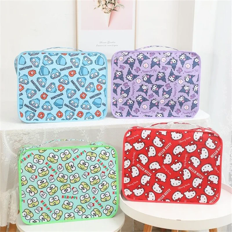 

6pcs/set Sanrio organizer storage bag hello kitty handbag cute cinnamon travel coin purse clothing underwear classification bag