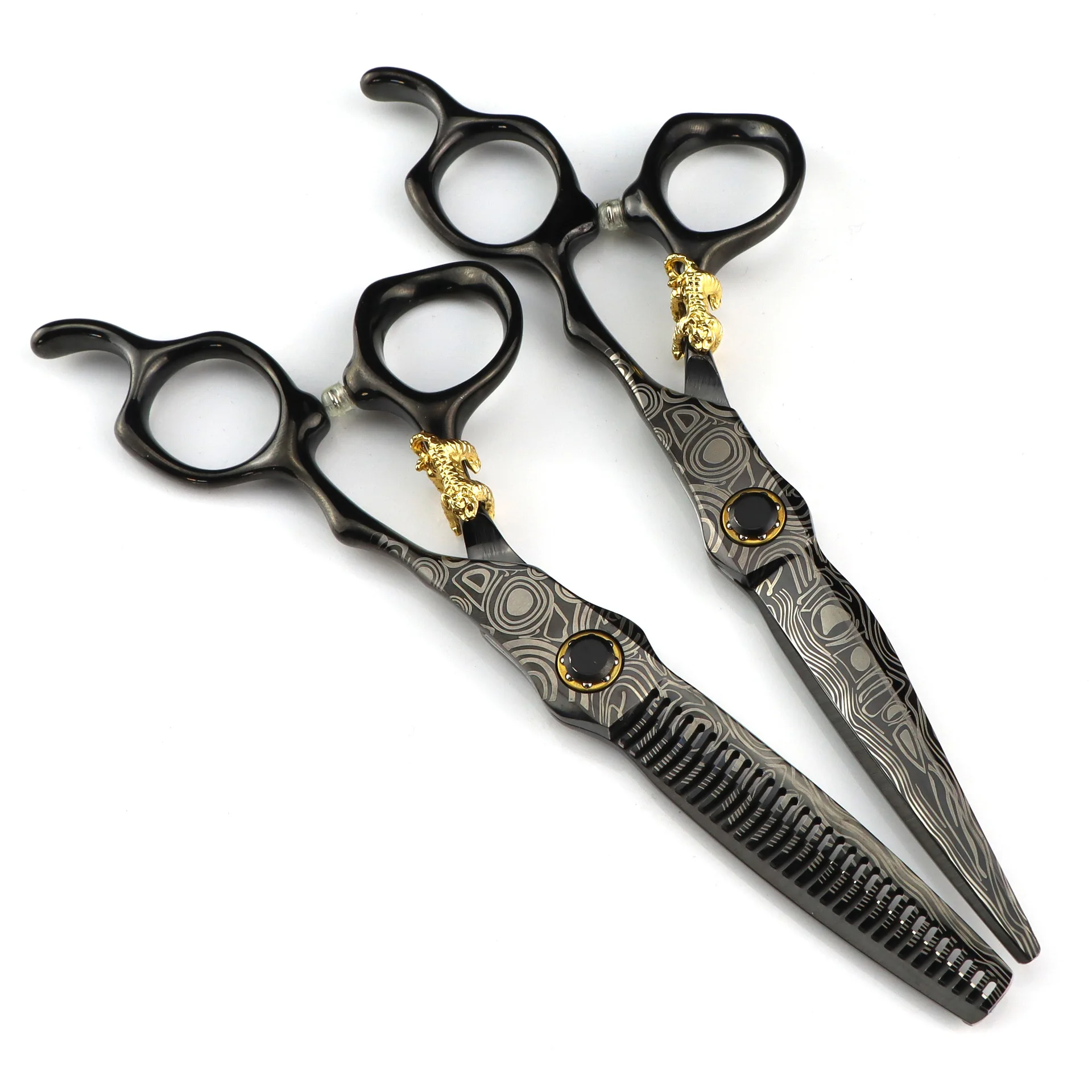 

Professional SalonJP440C 6.0 Barber Scissor Hair Scissors Hairdressing CuttingThinning Shears Set