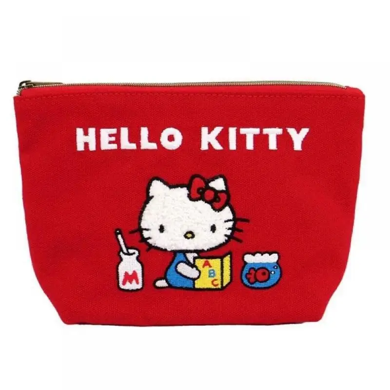 Sanrio Hello Kitty Coin Purse Lipstick Storage Bag Cartoon Kitty Embroidered Coin Purse Limited Coin Purse Storage Bag Gift Toys