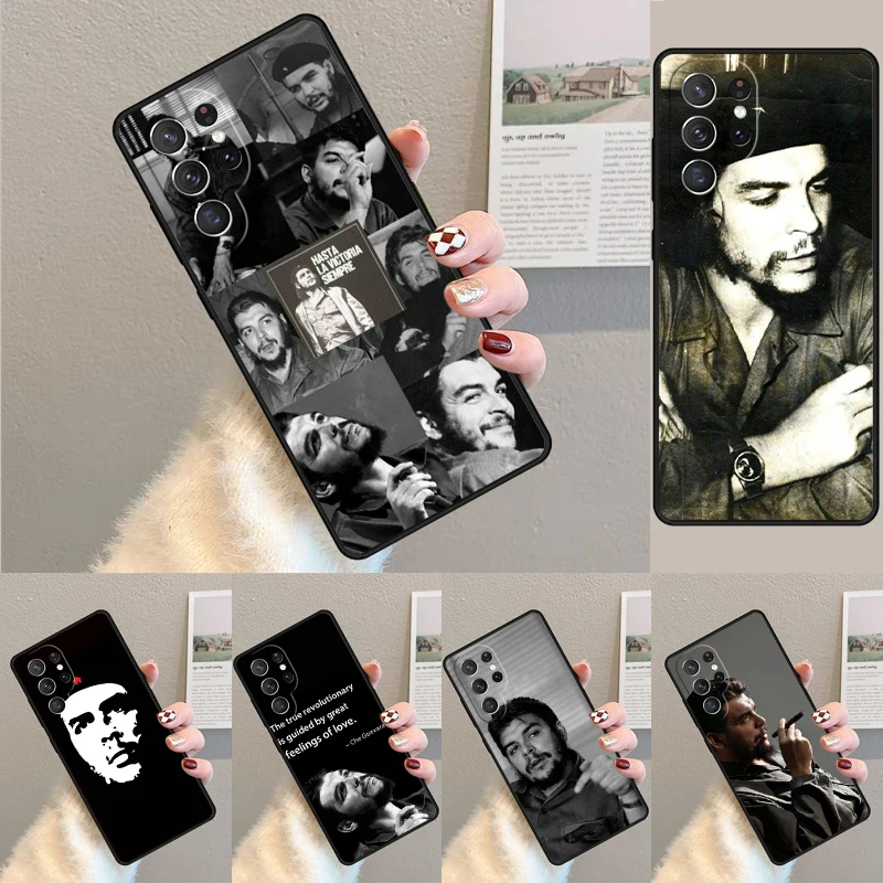 Artist Unknown Che Guevara phone case Cover For Samsung Galaxy S24 Ultra S21 S22 Ultra S8 S9 S10E Note 10 Plus Note 20 FE S23