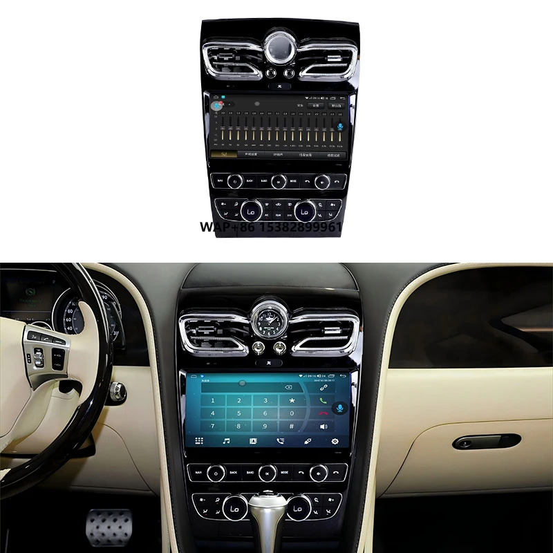 

Car Modification Upgrade Central Control 10.9 Inches Screen Android Multimedia for 2005-2019 Flying Spur/Continental
