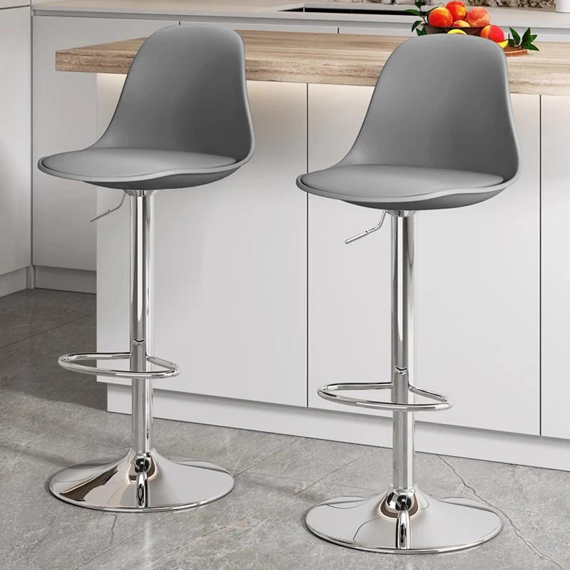 

High Chair Modern Design Chairs Make Up Barber Shop Furniture Stool Cafe Iron Sgabello Cucina Alto Minimalist Kitchen Counter