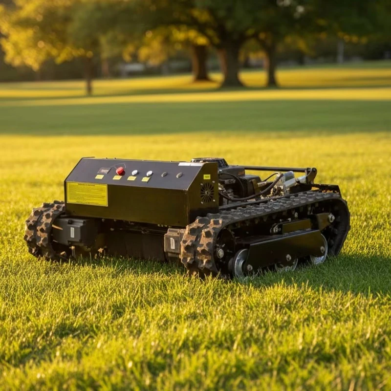 100% Remote Control Reel Mower Lawn Mower Garden Crawler Grass Cutter Lawn Mover