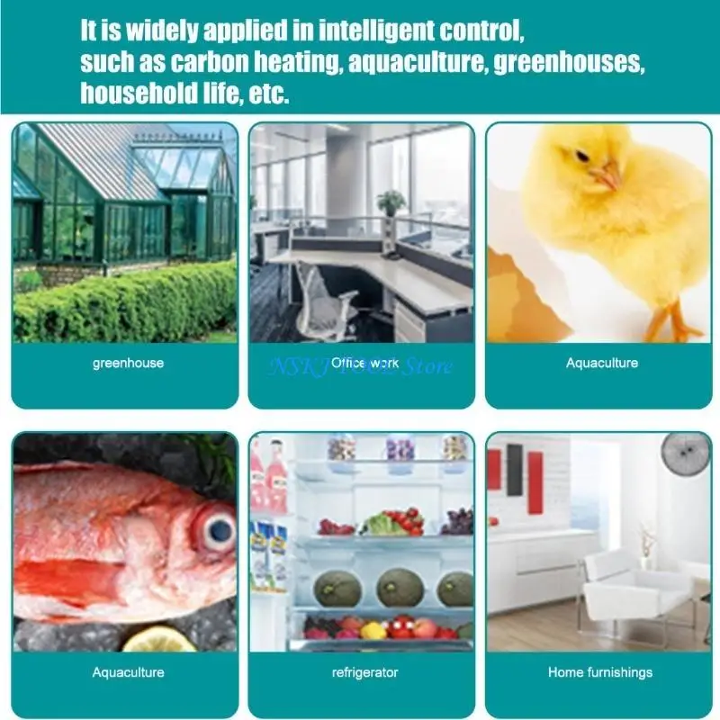 

L8RC Temperature Control Socket Digital Thermostat with Timing for Various Appliances