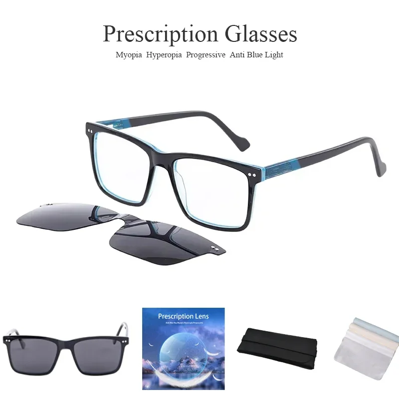 

Prescription Glasses Anti Blue Light Cross Eyeglasses Frames Women Men Myopia Progressive Bifocal Glasses Frame