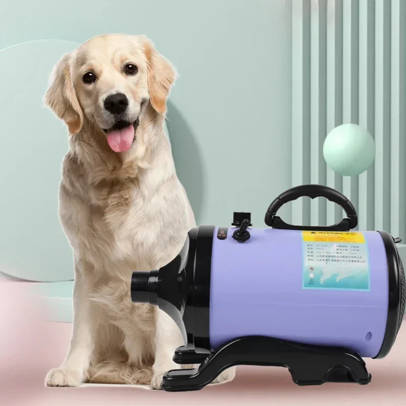 2800W Dogs Hair Dryer Cat Grooming Water Blower Motor Warm Wind Adjustable Blow-Dryer Professional Warm Wind Secador