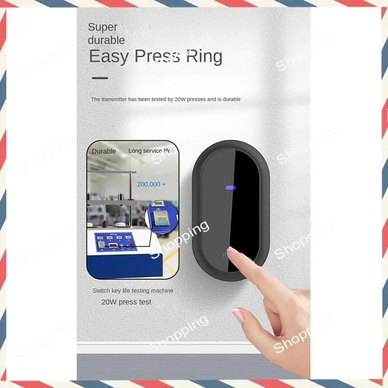 M20K Wireless Doorbell Waterproof Smart Doorbell IP68 Home Door Bell Intelligent 4-Level Volume Control 38 Songs