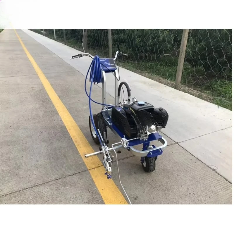 

Applicable to High-Efficiency Hand-Push Cold Spray Marking Machine 5.5HP Engine for Road/Parking Lot/Plastic Track Mark