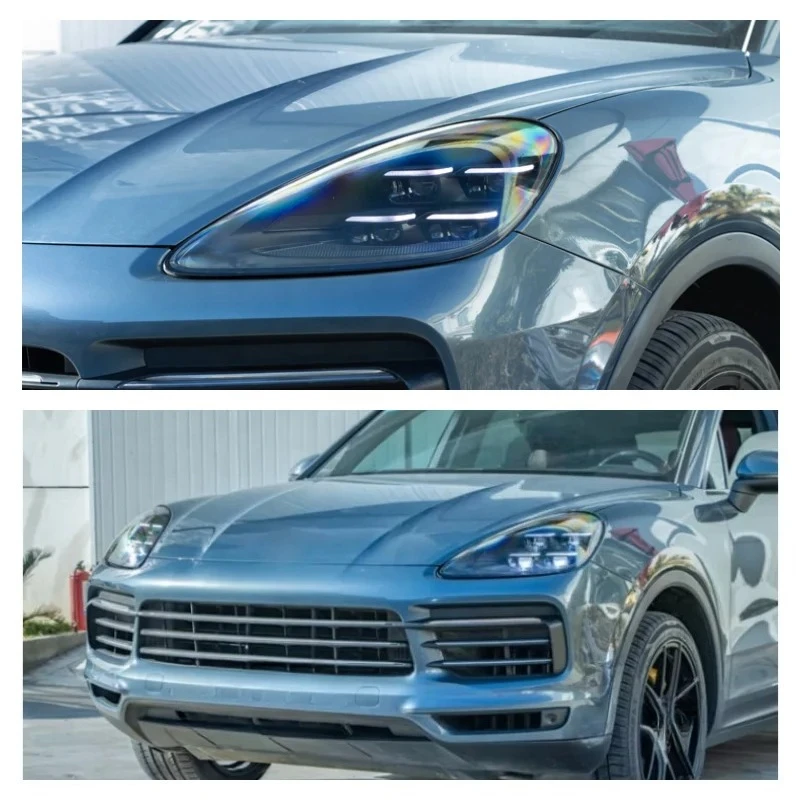 

Матричные светодиодные фары, установка plug and play без программирования для Porsche Cayenne 9Y0 9YA 2018-2023, обновление 2024