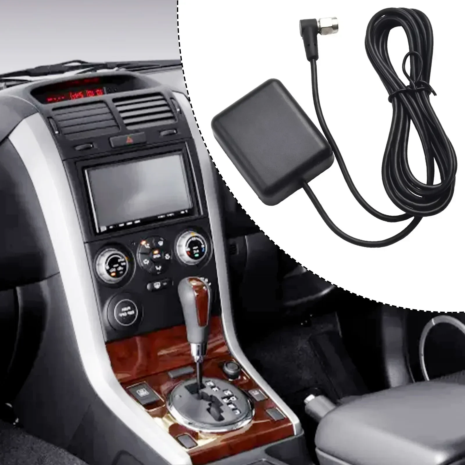 Car GPS Antenna SMA Male Plug Active Aerial Extension Cables For Car Navigation Camera Player 50Ω ABS Copper Wire Car Accessory