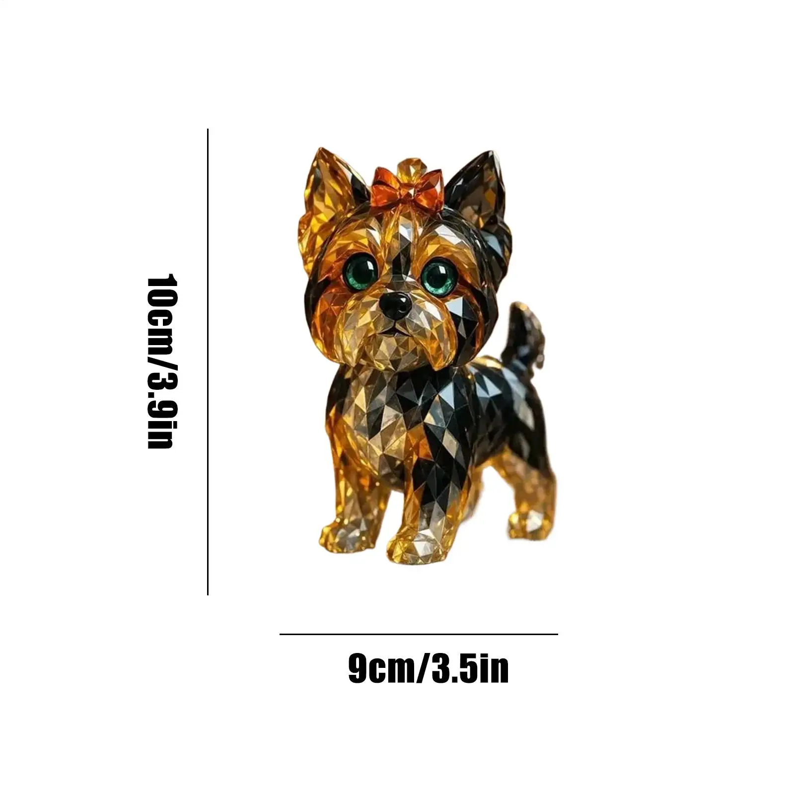 Figurine en cristal Styles animaux Figurines à collectionner objets de collection fabriqués à la main Sculpture peu encombrante Portable décoration de la maison