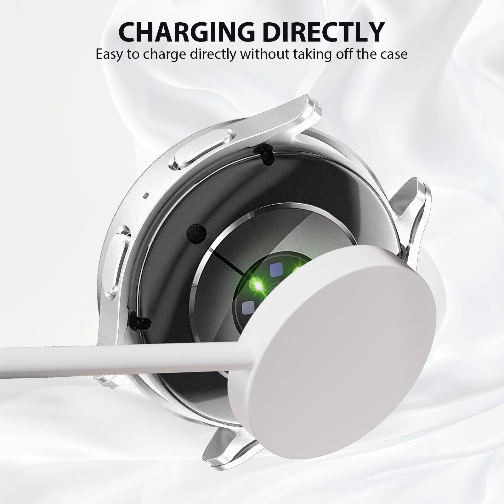 삼성 갤럭시 시계 7용 유리 + 케이스 44mm 40mm 액세서리 화면 보호기 올라운드 범퍼 쉘 갤럭시 시계 7 44mm 커버