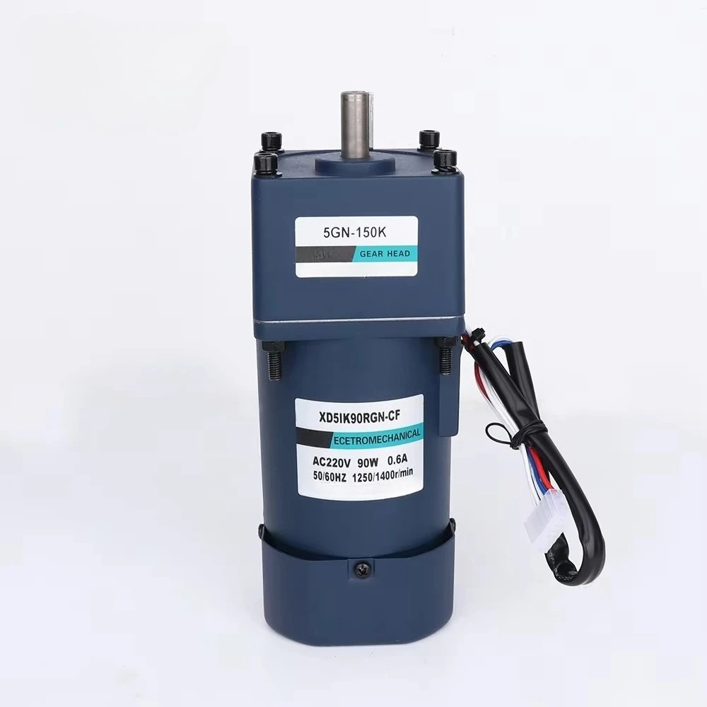

AC 110V/120V/220V/230V/380V 90W Single-phase Gear Electric Motor with High Torque and Low Noise CW CCW 50Hz 60HZ