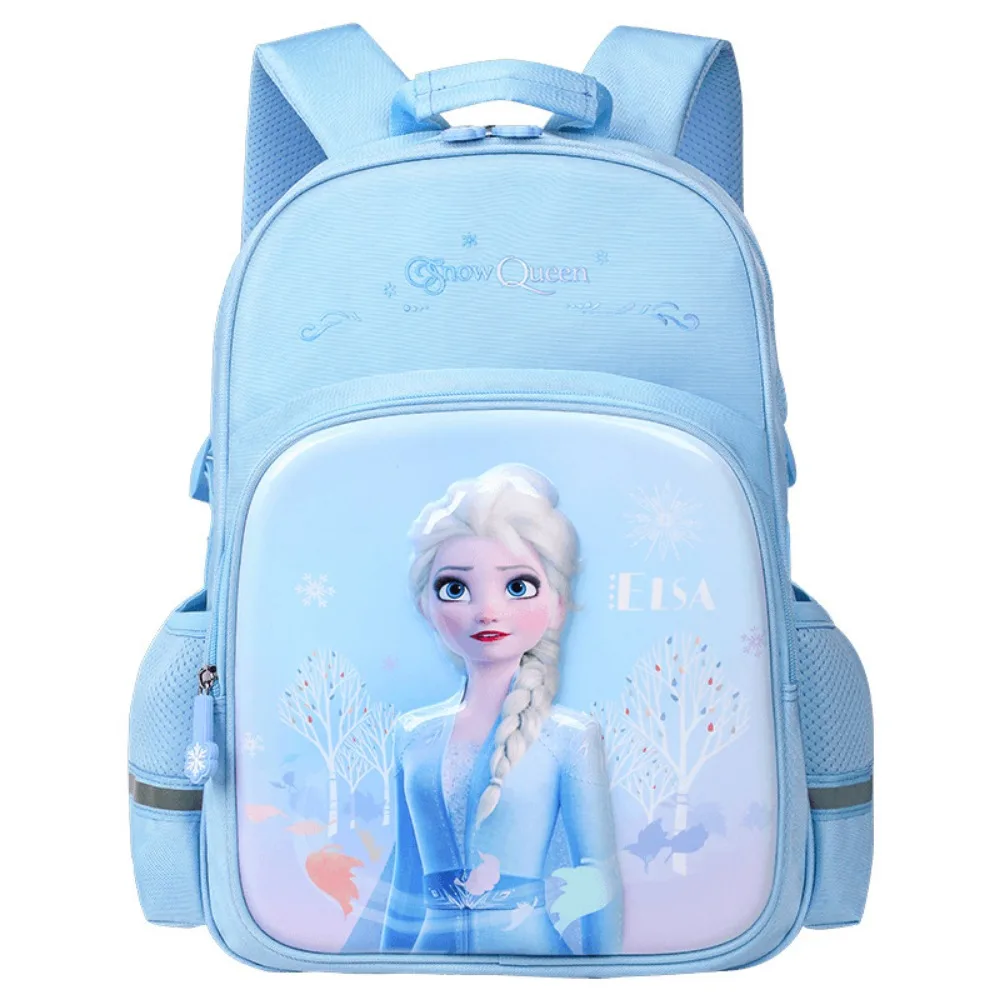 New Disney Student Backpack for Girls From Grades 1 To 3 Wear Resistant Ventilate Comfort Cartoon Childlike Cute Backpack Gifts