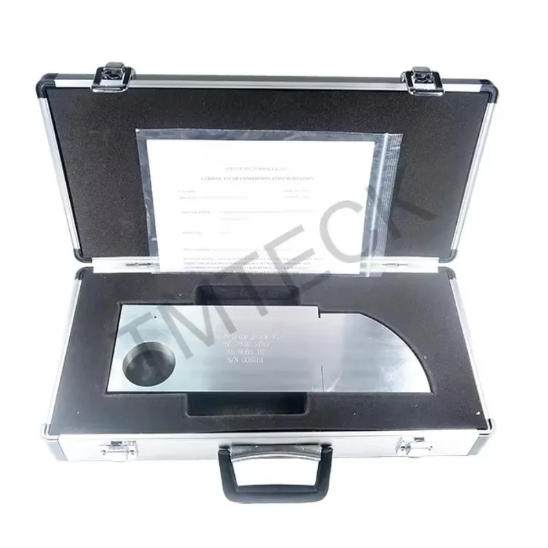 

New Aluminum V1 Type Ultrasonic Calibration Test Block Inch Version IIW-Type 1 Block