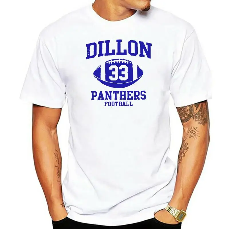 Dillon American  Panthers 33 T-Shirt - Friday Night Lights Tim Riggins Print Short Sleeve T Shirt