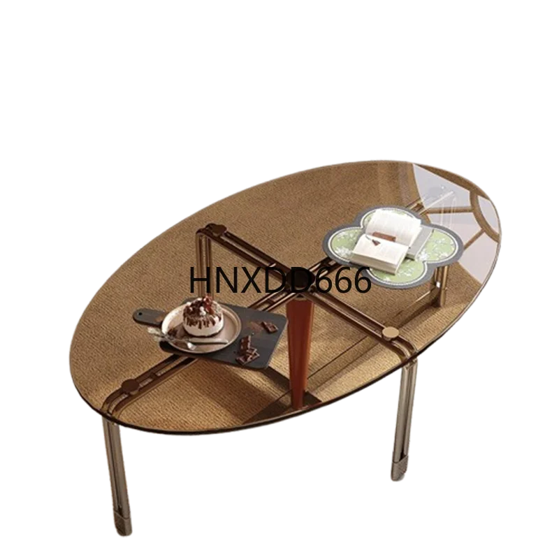 

Glass Decoration Coffee Table Luxury Modern Designer Bedroom Side Table Metal Living Room Moving Standing Meubles Home Furniture