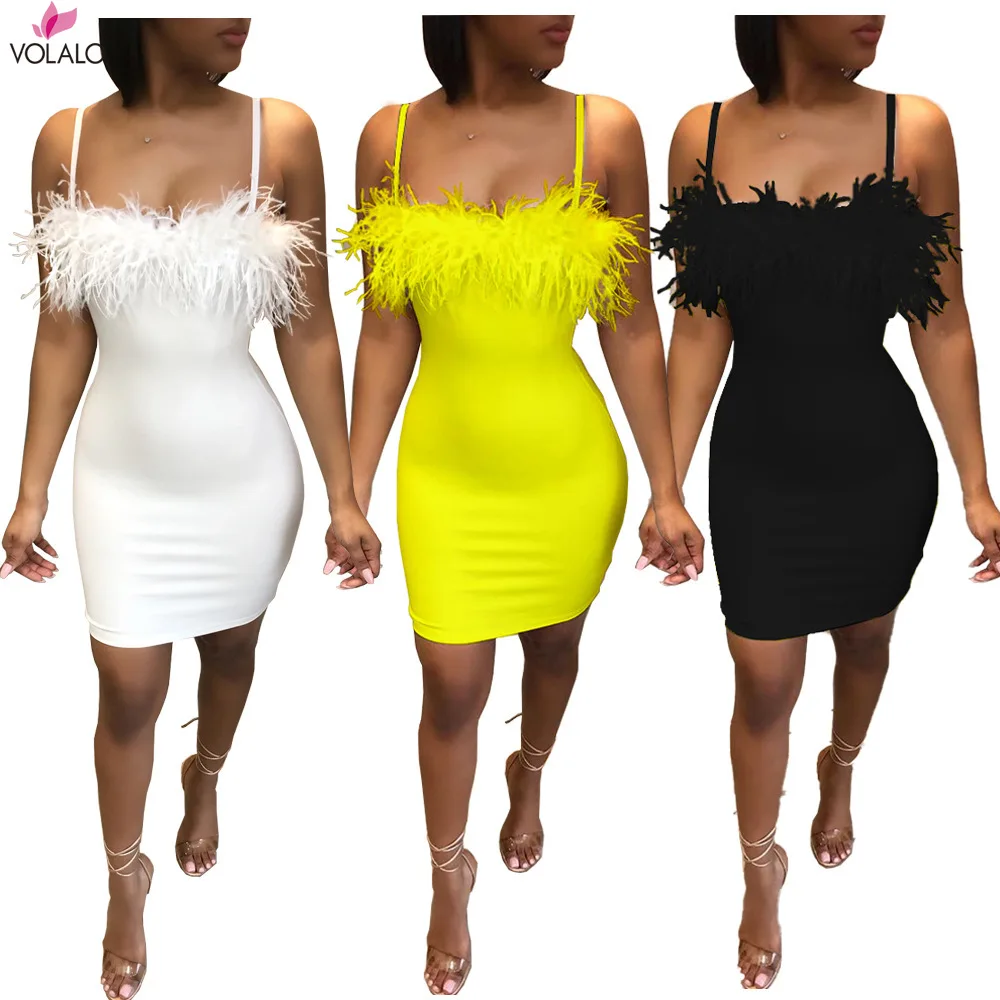 

New Fahion Sexy Strapless Backless Feather Black Midi Women Bodycon Bandage Dress 2024 Designer Fashion Party Club Dress Vestido