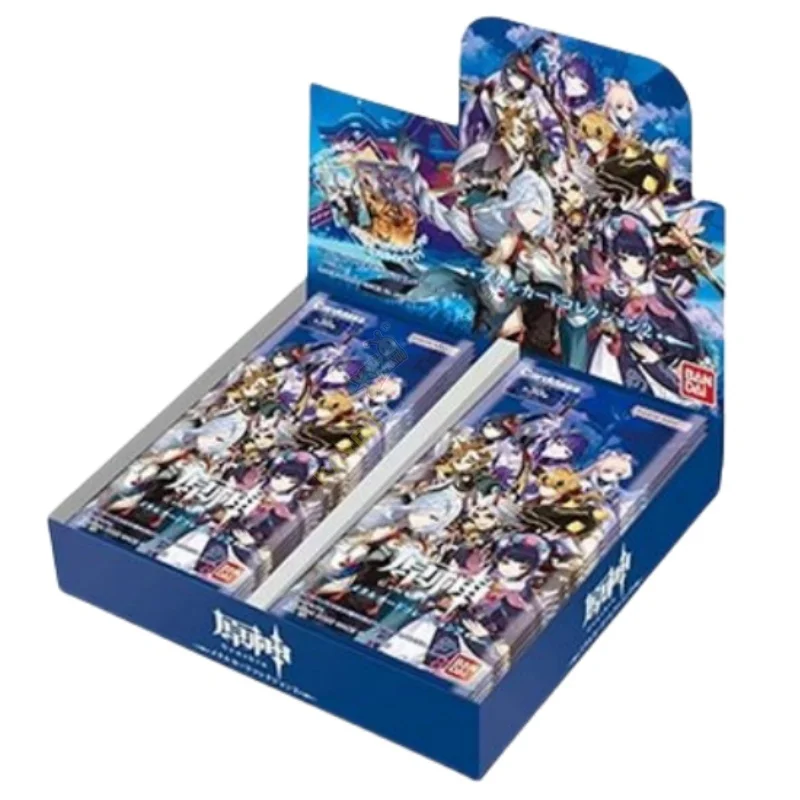 Genshin Impact Japanese Version Card Kamisato Ayaka Diluc Ragnvindr Anime Game Pack Special Collection Metal Cards Toys Gifts