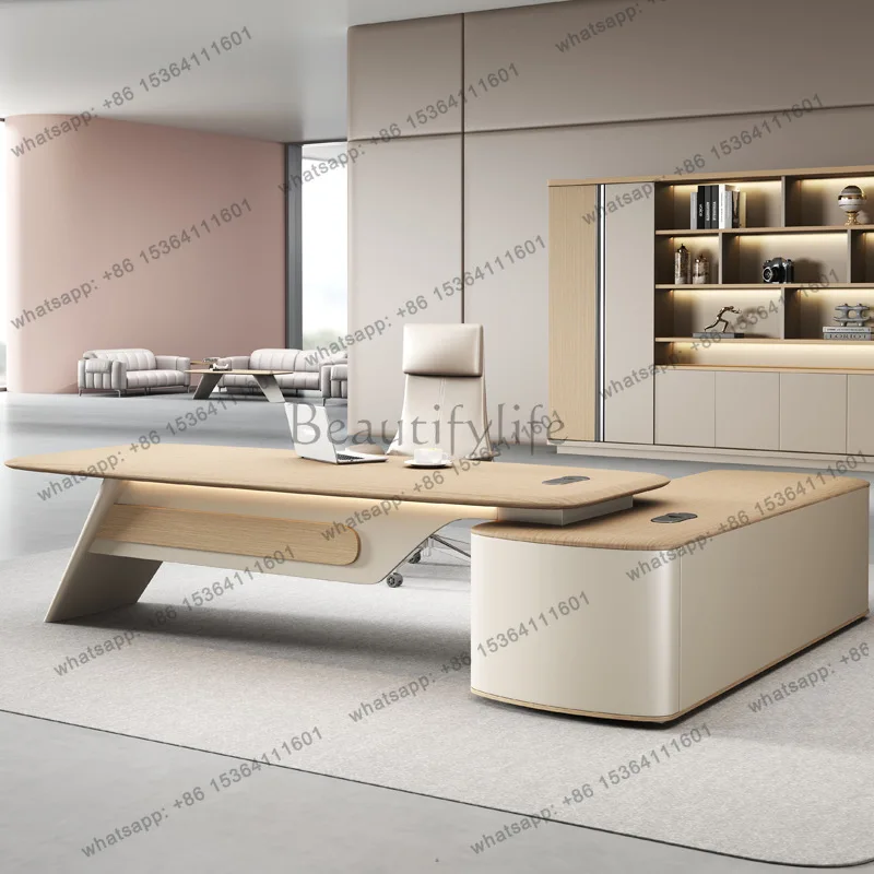 Boss table light luxury simple modern desk combination atmospheric office furniture