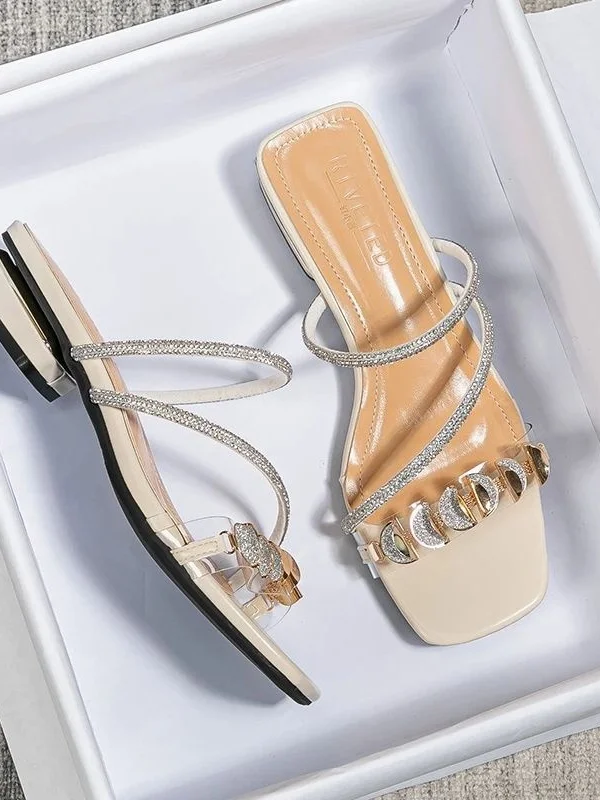 

Summer 2023 Women's Outdoor Casual Flat Sandals New Slippers Cleanfit Sle EVA Inner Thi Bot Neutral Footwear