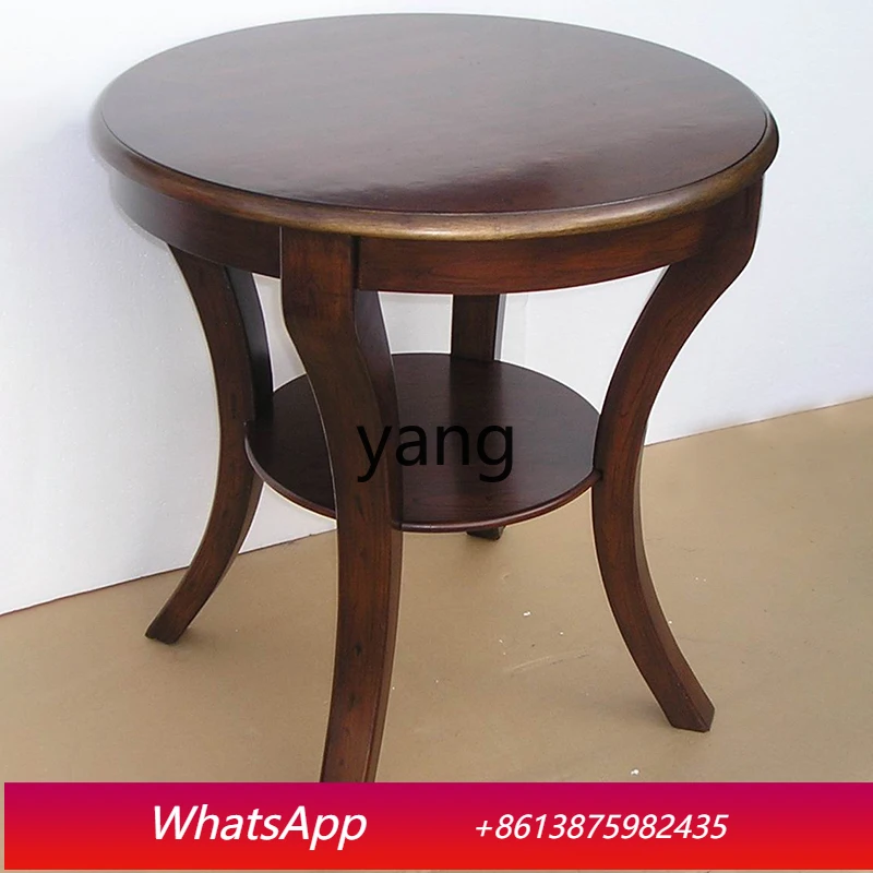 

LMM sofa corner few retro negotiation leisure table rural painted furniture high round table