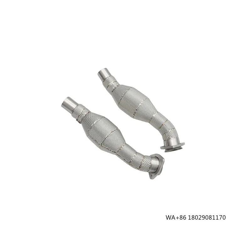 

Tuning High Performance Stainless Steel Exhaust Downpipe with Heat Shield & Catalyst Exhaust for 360 F360 3.6 2003-2005