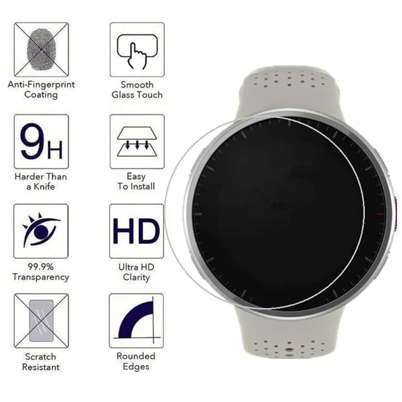 5 шт., защитная пленка для экрана смарт-часов Polar Pacer Pro