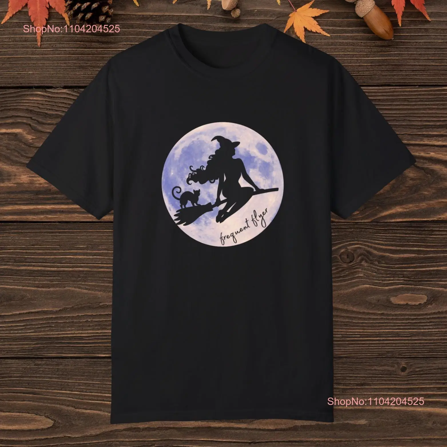 Frequent Flyer Halloween T Shirt Witch Funny Spooky Season Witchy Woman Fall Autumn Trick Or Treat Comfort Colors