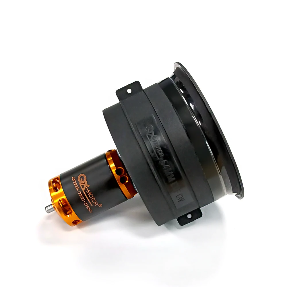 QX-MOTOR 64 มม.EDF 12 ใบมีดพัดลม CW CCW พร้อม QF2822 2222 มอเตอร์ไร้แปรงสําหรับเฮลิคอปเตอร์ RC Quadcopter Multiaxis Drone อะไหล่
