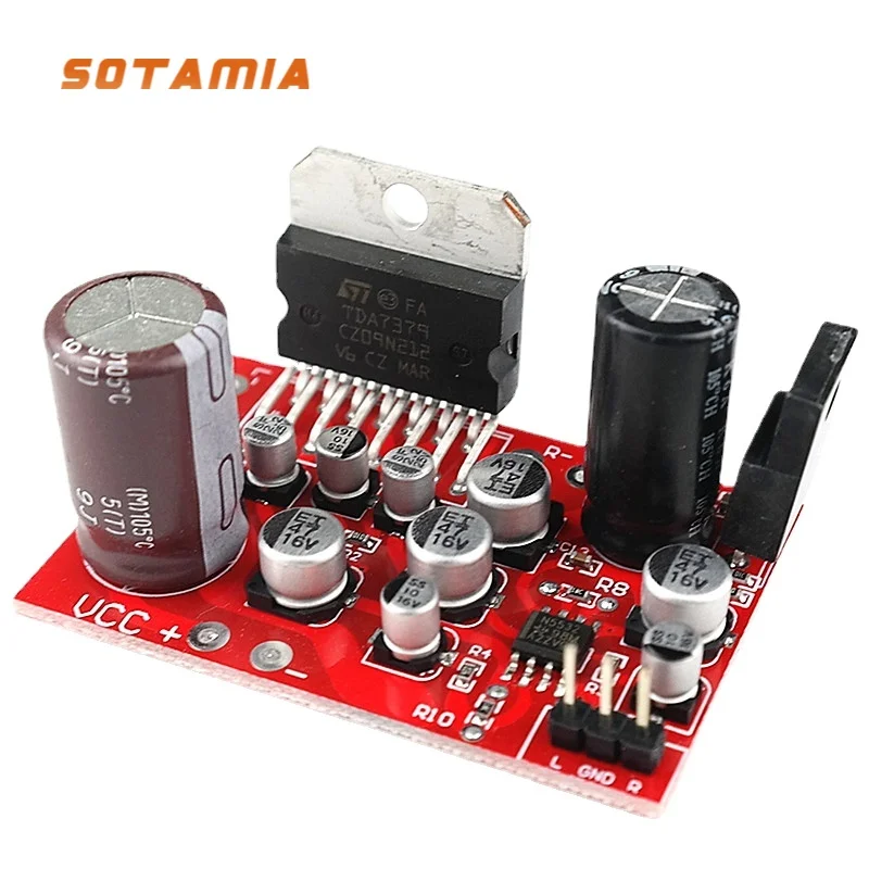 SOTAMIA TDA7379 Power Amplifier Audio Board NE5532 Preamplifier 39Wx2 Super AD828 TDA7377 Smart Home Mini Stereo Amplifier